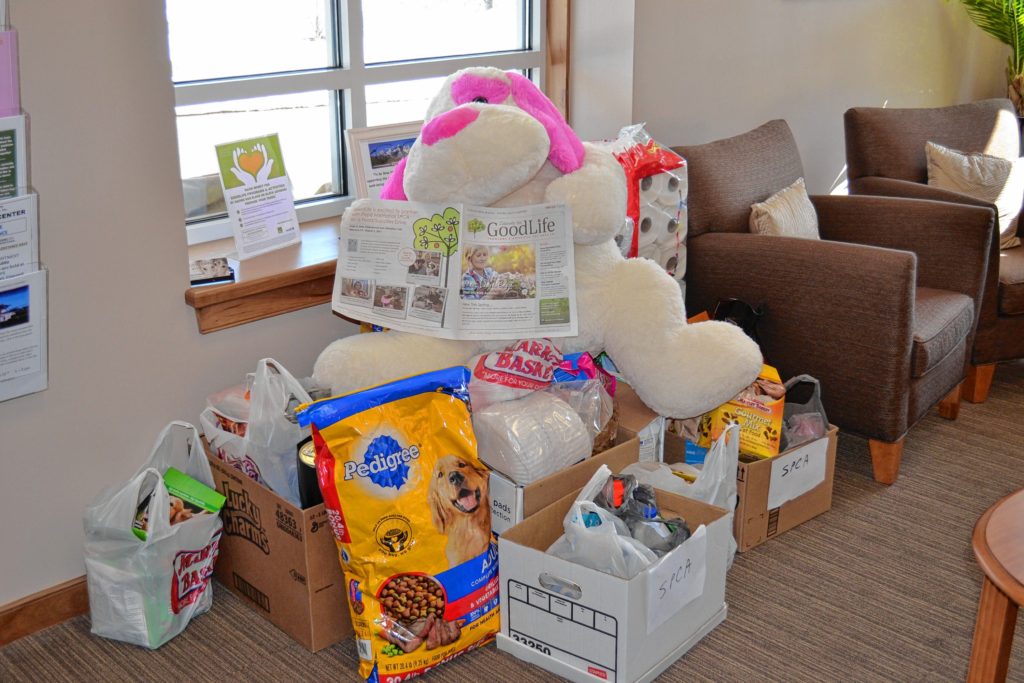 GoodLife Programs & Activities is hosting a food and supplies drive for the Pope Memorial SPCA through Friday.