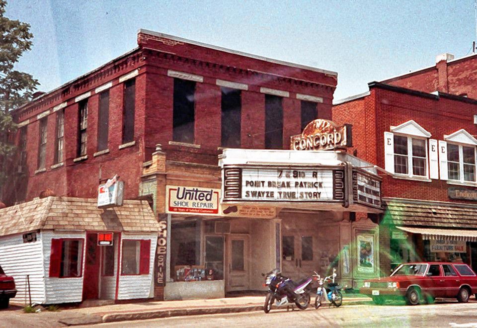 The Concord Theatre, seen here in 1991, will be the focus of a talk at GoodLife on Feb. 7 with Paul Brogan. Courtesy of Michael Von Redlich