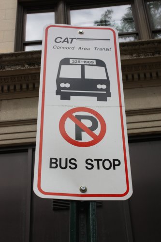 Leave your car in front of one of these signs and you’ll have no choice but to take the bus.