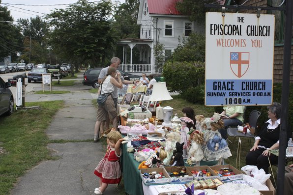 The church held a yard sale as well to aid in the fundraising efforts.