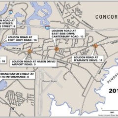 Concord's dangerous intersections