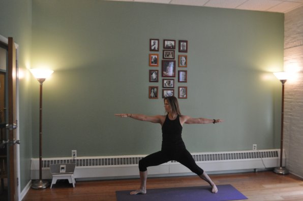 Karen Kenney is now live and in person for Concord yoga fans.