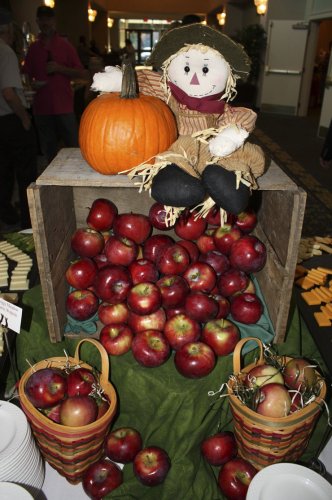 The Grappone Center was decked out in its fall finery.