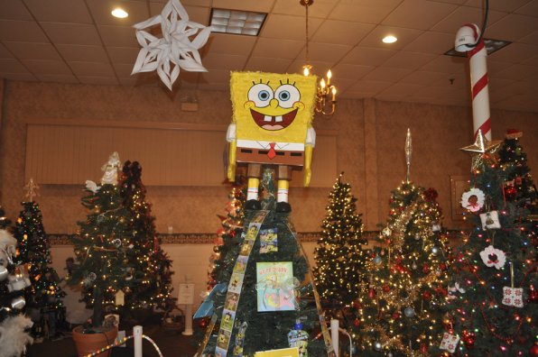 SpongeBob adorns “Morningstar,” donated by Amy Freeman in memory of Buddy Morningstar.