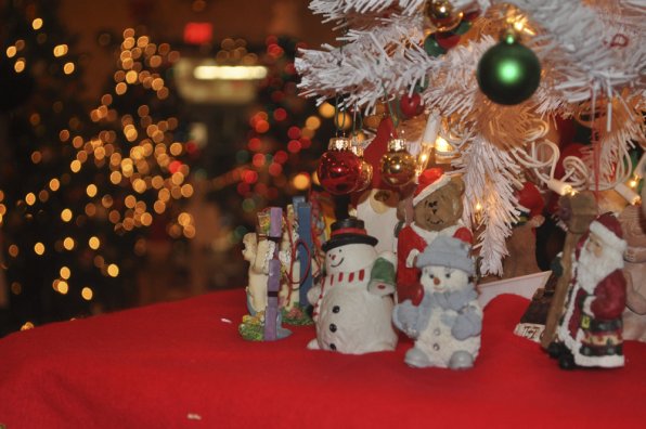The “Happy Ornaments” tree from Barbara Whitcomb.