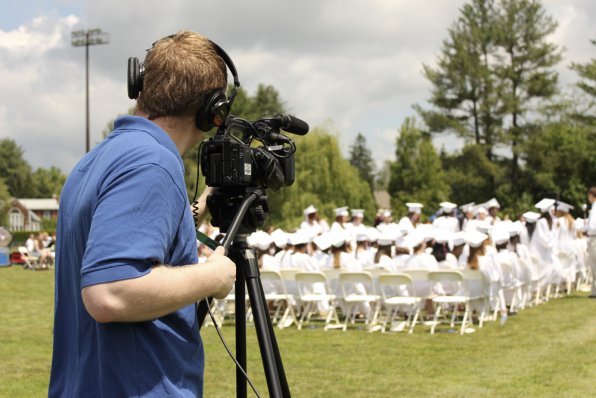 LeDuc films Concord High’s 2011 graduation ceremony.