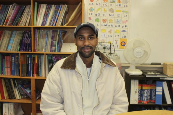 <strong>Jibril Mohamed</strong></p><p>Mohamed, a Muslim, said that he enjoyed celebrating holidays in his native Somalia.<br />“Most of us are the same language, same religion, so we can get together and celebrate. Come together in the same place. It’s different now that I’m here.”<br />He said that both in the United States and Somalia, Somalian youths have embraced American culture and holidays. He noted that Somalia started celebrating New Years Eve for the first time while he was still living there.<br />“The young generations, they change everything. They become like American teenagers. The older people, they can’t change, because they still have the culture.”