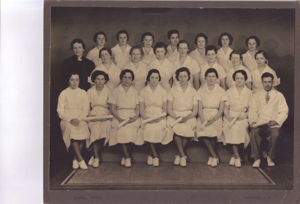 The 1936 graduates of Margaret’s School of Beauty in Concord. Know any of these faces?