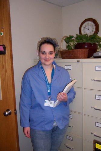 Future nurse Cheyene Baker has volunteered at Concord Hospital for the past 7 months.