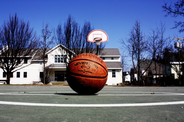 <strong>Fletcher-Murphy Park</strong> on Wall Street is very similar, housing the same style rims and backboards as most other courts in town. The low fencing around the courts makes it tough to keep balls from bouncing in the road.<br /> 