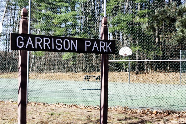<strong>Garrison Park</strong> on Hutchins Street has two side-by-side courts, a tall fence, plus adjacent parking and swimming pool! Pretty much perfect, although the courts are a little short from end to end.