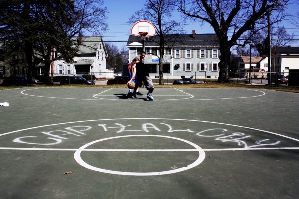 <strong>West Street Playground</strong> is a solid place to play. While the court does suffer from some of the usual pitfalls of an outdoor court, such as double rims and stiff backboards, the playing surface was maintained nicely.