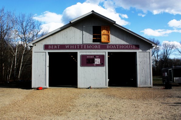 The Bert Whittemore boathouse.