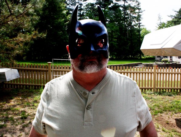 The crime rate was noticeably low where this caped crusader – alter ego Mark Ciocca – was patrolling.