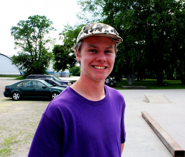 <em>Chris Rydel, 18</em></p><p><strong>What brings you to Concord’s skate park?</strong><br />I grew up skating here. I never get tired of it.</p><p><strong>What is it about skating that you love so much?</strong><br />It’s just kind of an outlet. You might have to work 40 hours a week, but at least you get to skate after.</p><p><strong>What’s your favorite trick that you can pull off?</strong><br />360 flip or hardflip.</p><p><strong>If you could magically learn one trick, what would it be?</strong><br />Impossible.</p><p><strong>Who are some of your favorite skaters?</strong><br />Arto Saari, Rick McCrank and Geoff Rowley.