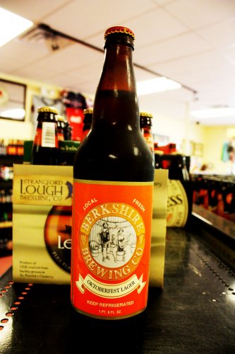 Berkshire Brewery, out of Massachusetts, just put out its Oktoberfest lager. It was brewed using traditional German hops and yeast – you might feel the urge to drink it out of a glass boot!