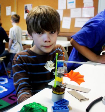 <em>Glenn Todd, 8</em></p><p><br />Glenn beat the system with his robot, programming it for a very productive function. “I could use it to make another robot,” Glenn said.