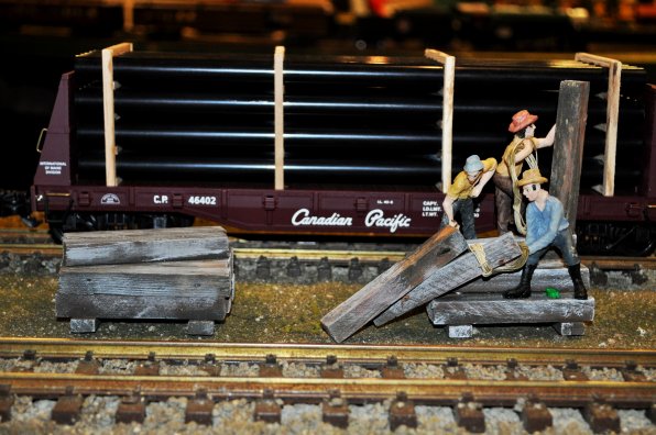 Some tiny dudes have been working on the railroad, all the live long day.