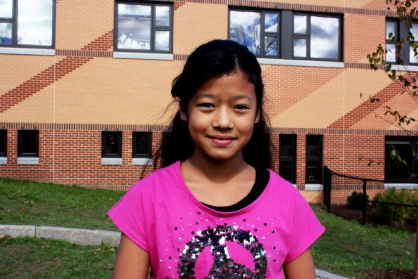 <strong>Rabina Rai, 5th grade</strong><br /><br />I’ve met lots of new friends and the teachers are really nice.