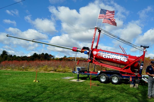 The American Chunker team finished second nationally last year by launching a pumpkin 4,325 feet!