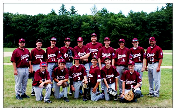 Check out Concord’s best Babe Ruth baseball players, fresh off their season-ending tournament. Front row, from left: Spenser Ferguson, Ethan Dupre, William Coles, Bradley Murphy, Jack Philbrick, Connor Daniels. Back row, from left: Coach Lee Baker, Jared Grondin, Brendan Winch, Christopher Pinkham-Sawyer, Austin Lavoy, manager Tim Daniels, Matthew York, Elijah Boyle, Noah Wachter and coach Jim York. Good work out there on the diamond, fellas!