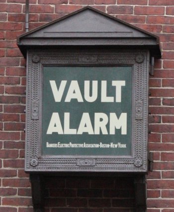 2. Another common resolution is to save money. Why not throw it in a bank vault? We found this extremely secure location right downtown.
