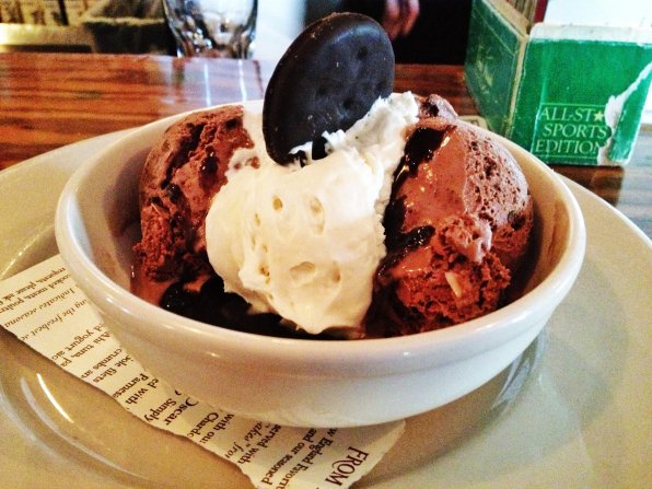 The Thin Mints Avalanche Sundae ($6) at the Common Man, available through March 24.