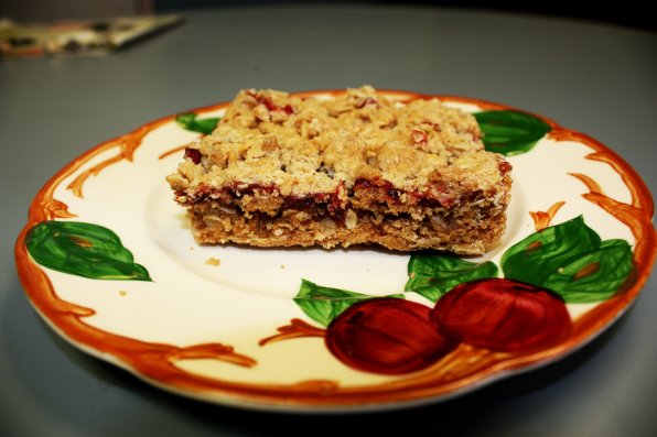 <strong>The Crust and Crumb</strong><br /><em>126 N. Main St., 219-0763, thecrustandcrumb.com</em></p><p>We scored some of the Crust and Crumb’s titular crumbs via its raspberry crumb bar. This was a thing of beauty! Crunchy and chewy at once, the bar satisfied our taste buds with its sweet, sweet raspberry filling. Crumbs are no longer for the birds!