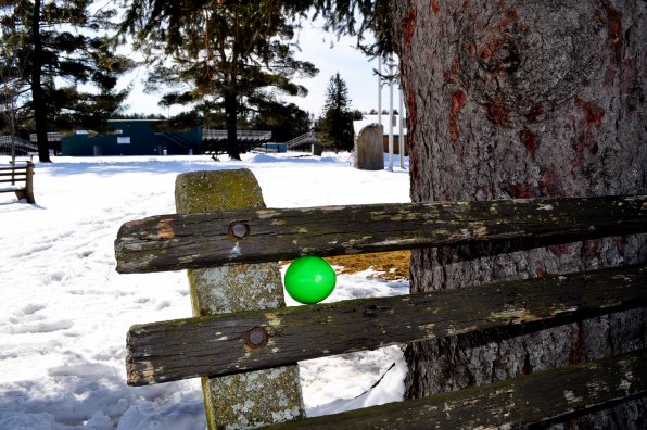 Think green when you get to Memorial Field – this egg is riding the pine somewhere on the premises. It’s no benchwarmer, though – it’s your ticket to the big time!