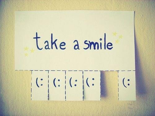 Take a smile – they’re free!