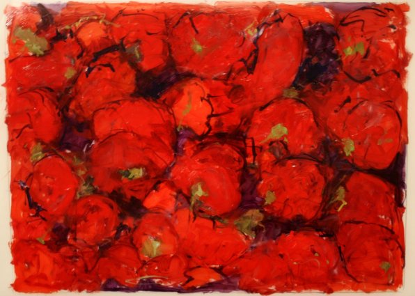 “Red Peppers Abstracted,” Colin Callahan.