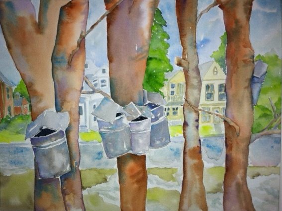 "City Sap" by Mary Ruedig