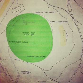 A map of Beaver Meadow Golf Club.