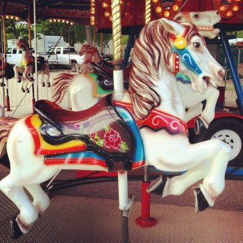 It’s not called the wheel, it’s called the carousel. It lets us travel the way a child travels – around and around, and back home again, to a place where we know are loved.