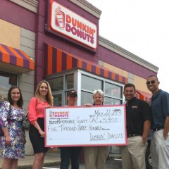 Bulletin board: Dunkin’ Donuts donates to Child Advocacy Center