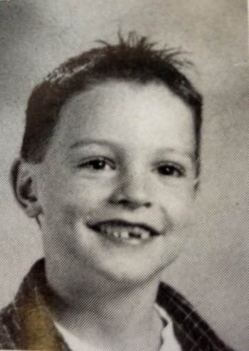 Timmy Shea as a first-grader in 2002.