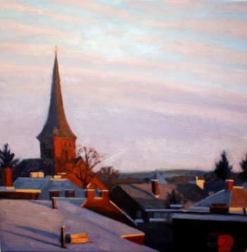 “Concord Rooftops with Steeple.”
