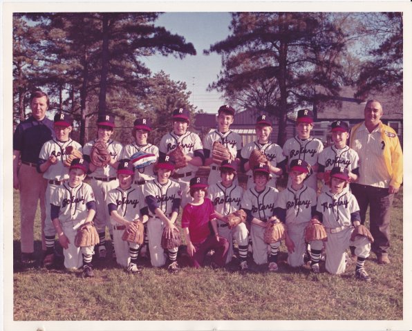 The Heights Rotary baseball team.