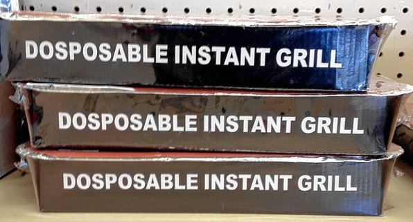 What a deal! From what we can tell, each of these packages contains two posable instant grills (pardon the Spanglish). Imagine all the fun you could have!