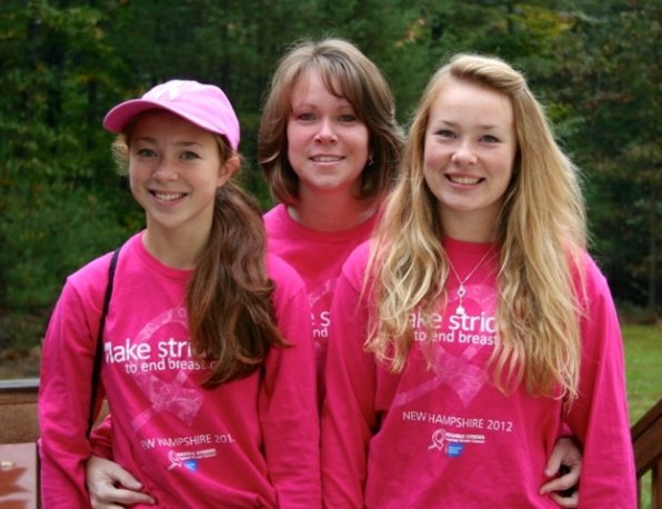 <strong>Shelby Purtell, Kingsmen Kickin’ Kancer</strong></p><p>“My daughters and I make strides because of their grandmother, who fought breast cancer and won. We know many women fight and are unable to defeat cancer and we walk to honor them. We make strides to help others and to hopefully make a difference in the battle to end breast cancer.”