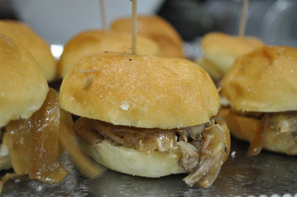 The duck confit sliders created by the Concord Food Co-op.