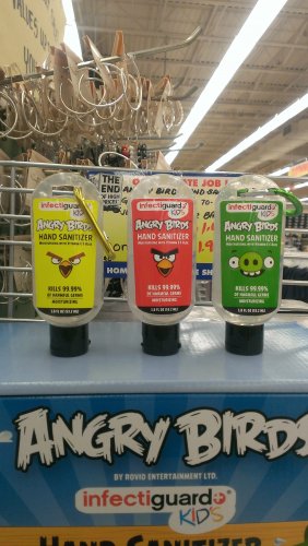 There’s not enough hate in the hand sanitizing world these days. Help your work buddies angrily wash away germs with these Angry Birds hand sanitizers. Just $1.49 each!