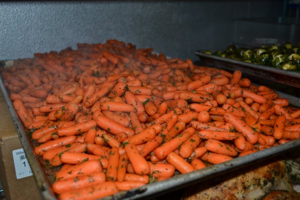 Carrots are good for the eyes, so take a look at all those carrots!