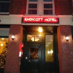 Bulletin board: The lights come back on at the Endicott Hotel