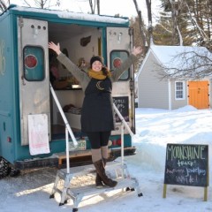 Mary Hopf brings the jewelry to you in the mobile Moonshine Truck
