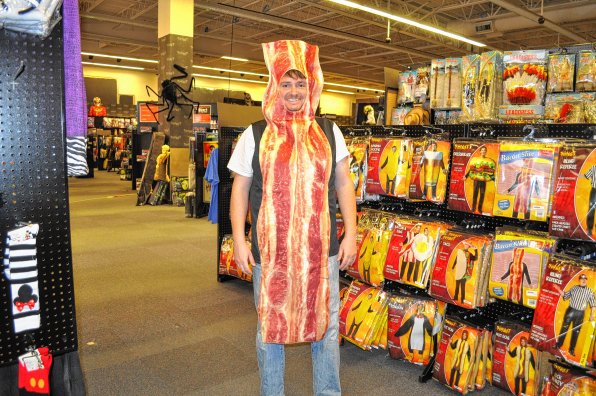 One of Tim’s first assignments at the Insider was dressing up like a piece of bacon. Coincidentally, this was also the first time he reconsidered taking the new position.