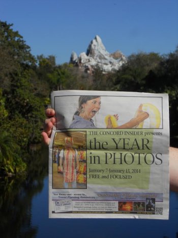 Checking out Expedition Everest.