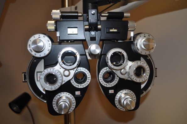 It’s the eye doctor vision gizmo thingy (name unofficial).