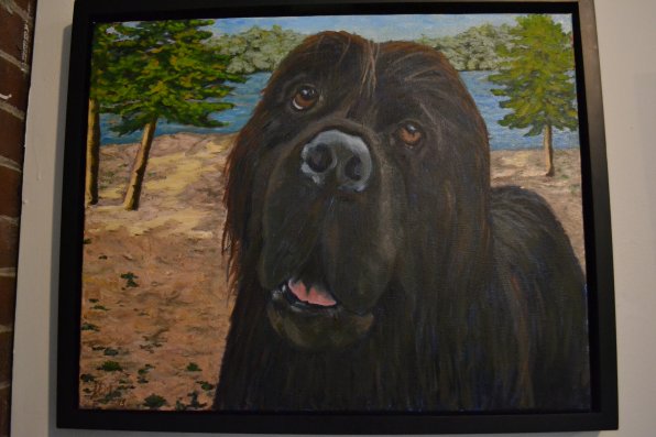 Hamish – Water Rescue Training (Oil), Donna Mercer.