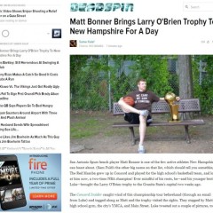Our Matt Bonner trophy tour story made it all the way to Deadspin